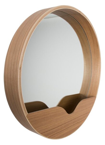 Nástenné zrkadlo s odkladacím priestorom Zuiver Round Wall, ⌀ 40 cm