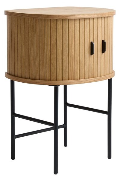 Nočný stolík v prírodnej farbe Nola – Unique Furniture