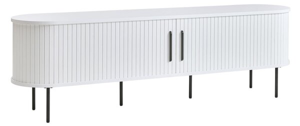 Biely TV stolík 180x56x45 cm Nola – Unique Furniture