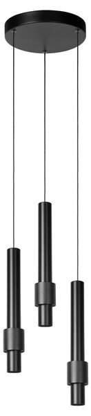 Lucide 24402/15/30 MARGARY závesné stropné svietidlo LED 3x4W | 1300lm | 2700K- čierna