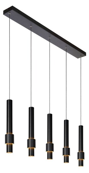Lucide 24402/30/30 MARGARY závesné stropné svietidlo LED 5x4,2W | 2300lm | 2700K- čierna