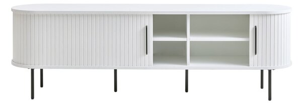 Biely TV stolík 180x56x45 cm Nola – Unique Furniture