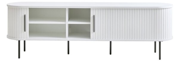 Biely TV stolík 180x56x45 cm Nola – Unique Furniture