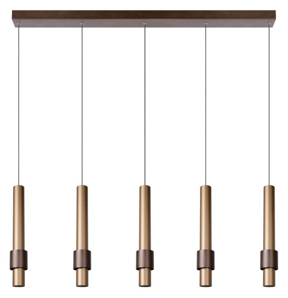 Lucide 24402/30/96 MARGARY závesné stropné svietidlo LED 5x4,2W | 2300lm | 2700K- kávová