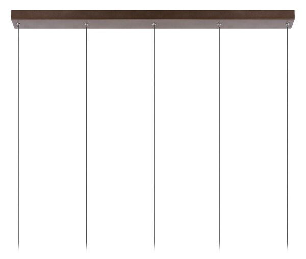 Lucide 24402/30/96 MARGARY závesné stropné svietidlo LED 5x4,2W | 2300lm | 2700K- kávová