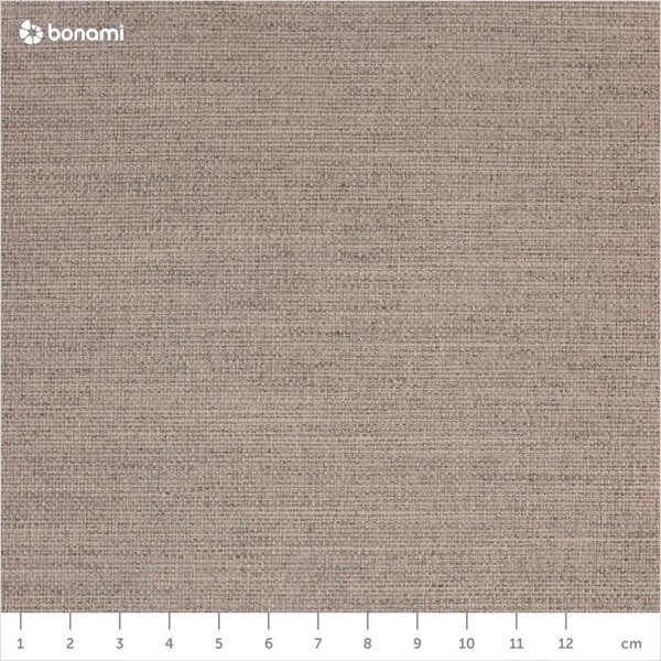 Béžová čalúnená dvojlôžková posteľ s úložným priestorom s roštom 140x200 cm Lotte – Meise Möbel