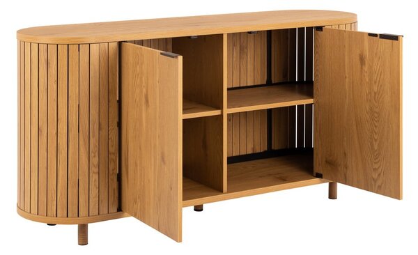 Komoda v dekore duba v prírodnej farbe 160x80x45 cm Colima – Actona