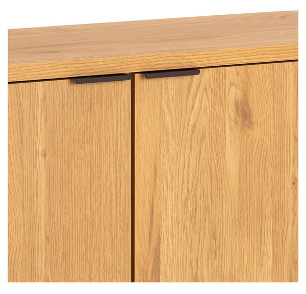 Komoda v dekore duba v prírodnej farbe 160x80x45 cm Colima – Actona