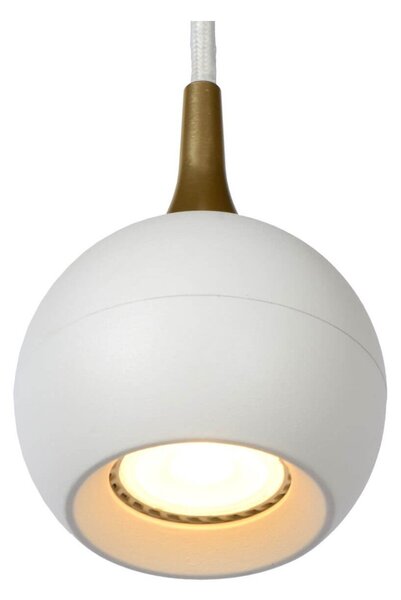 Lucide 09434/01/31 FAVORI závesné stropné svietidlo D90mm | 1xGU10 - biela