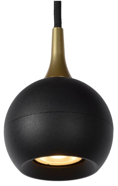 Lucide 09434/01/30 FAVORI závesné stropné svietidlo D90mm | 1xGU10 - čierna