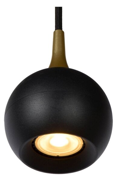 Lucide 09434/01/30 FAVORI závesné stropné svietidlo D90mm | 1xGU10 - čierna