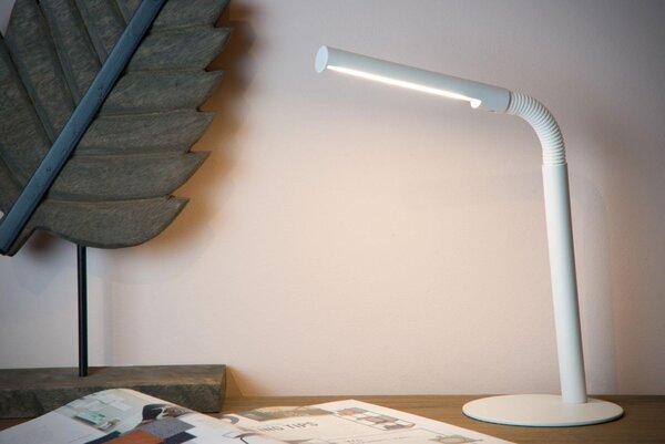 Lucide 36612/03/31 LED stolná lampička Gilly 1x3W | 240l | 2700K - biela, vypínač na kábli