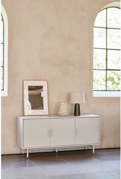 Sivá komoda 160x75x45 cm Palma – Unique Furniture