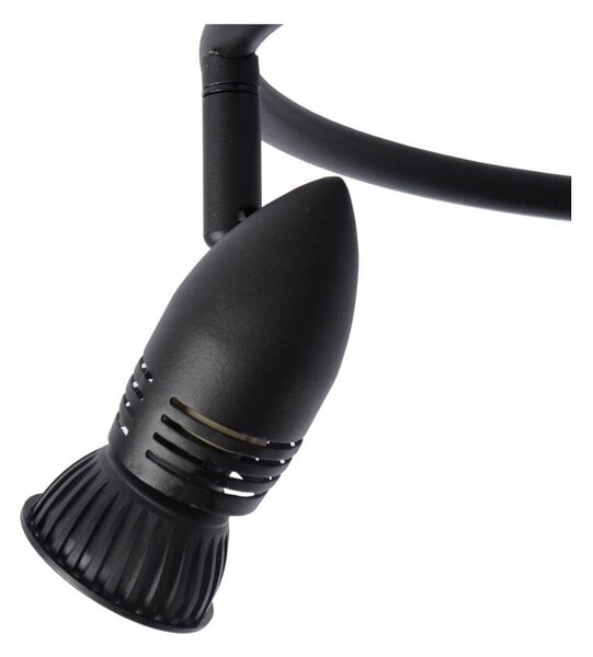Lucide 13955/03/30 CARO stropné bodové svietidlo D310mm | 3xGU10 - čierna