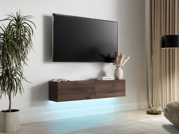 Mirjan24 TV skrinka s LED osvetlením Sodinke 140, Farby: Orech warmia 5903211530081