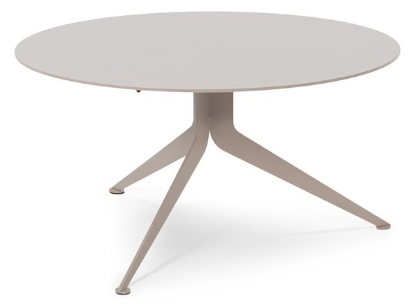 Taupe kovový okrúhly konferenčný stolík ø 76 cm Daley – Spinder Design