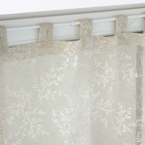 Svetlohnedé voálové záclony v súprave 2 ks 60x120 cm Karla – douceur d'intérieur