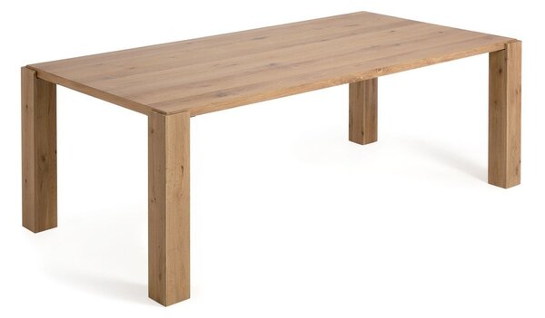 Jedálenský stôl v dekore duba v prírodnej farbe 110x220 cm Deyanira – Kave Home