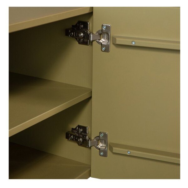 Khaki TV stolík z borovicového dreva 200x53x46 cm Basu – WOOOD
