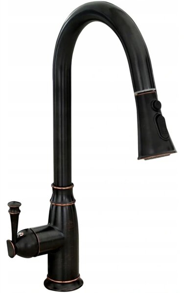 Kuchynska batéria Rea Deco Old Black vysoka