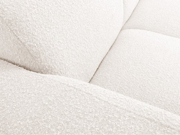 Biela pohovka z textílie bouclé 170 cm Molino – Micadoni Home