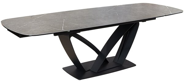 Rozťahovací keramický stôl Vallerina 180-220-260 cm grafit