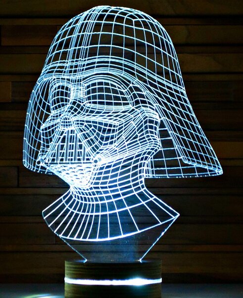 Beling 3D lampa, Darth Vader, 7 farebná S423