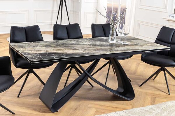 Rozťahovací keramický stôl Bayarmaa 180-220-260 cm taupe