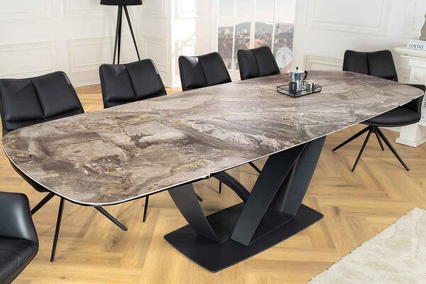 Rozťahovací keramický stôl Vallerina 180-220-260 cm taupe
