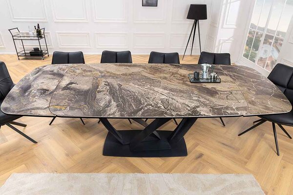 Rozťahovací keramický stôl Vallerina 180-220-260 cm taupe