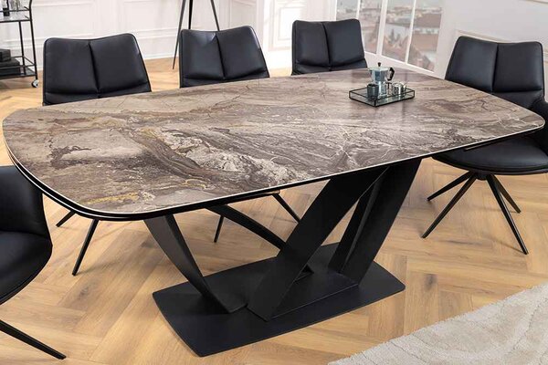 Rozťahovací keramický stôl Vallerina 180-220-260 cm taupe
