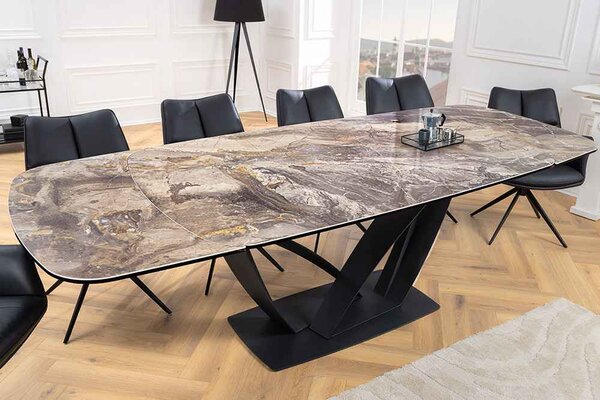 Rozťahovací keramický stôl Vallerina 180-220-260 cm taupe