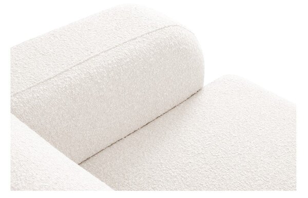 Biela pohovka z textílie bouclé 170 cm Molino – Micadoni Home