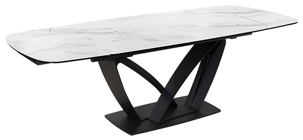 Rozťahovací keramický stôl Vallerina 180-220-260 cm biely