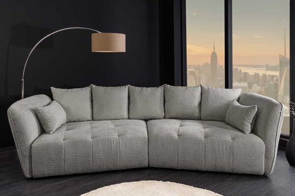 Dizajnová sedačka Wellington 295 cm sivá