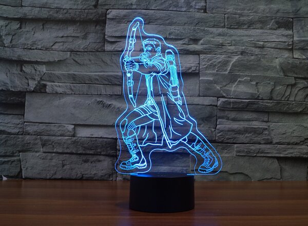 Beling 3D lampa, Hawkeye, 7 farebná S293