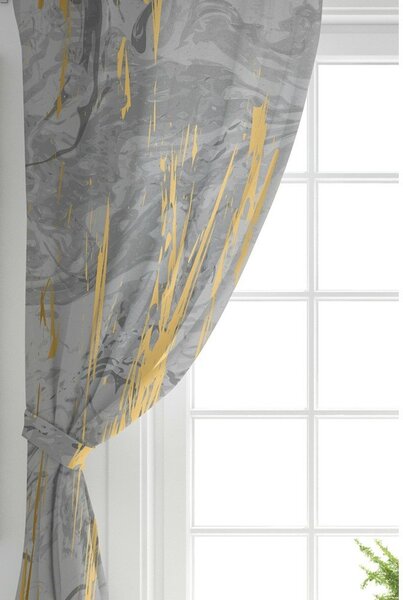 Závesy v sivo-zlatej farbe v súprave 2 ks 140x260 cm - Mila Home