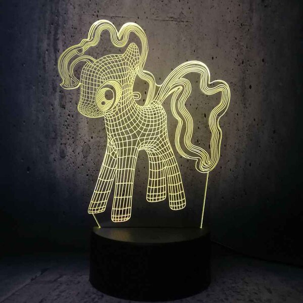 Beling 3D lampa, My Little Pony, 7 farebná S237