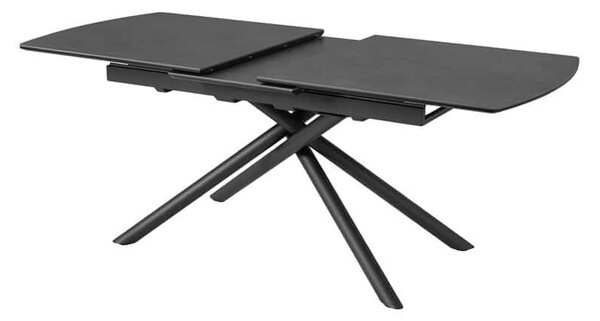 Rozkladací keramický jedálenský stôl Mairead 180-230 cm grafit