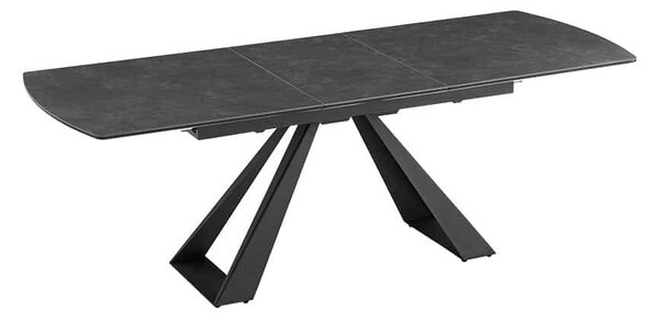 Rozťahovací keramický jedálenský stôl Kody 180-230 cm grafit