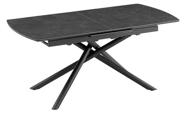 Rozkladací keramický jedálenský stôl Mairead 180-230 cm grafit