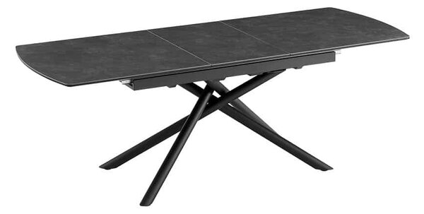 Rozkladací keramický jedálenský stôl Mairead 180-230 cm grafit