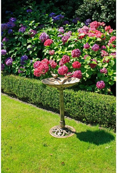 Hnedé záhradné napájadlo pre vtáctvo Garden Pleasure