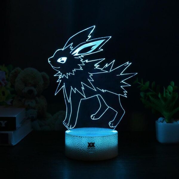 Beling 3D lampa, Jolteon, 7 farebná S479