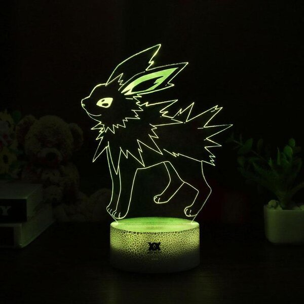 Beling 3D lampa, Jolteon, 7 farebná S479