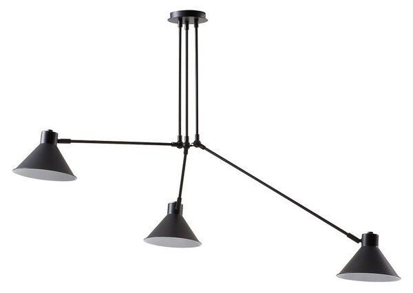 Čierne stropné svietidlo 80x80 cm Dione – Kave Home