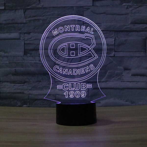 Beling Detská lampa, Montreal Canadiens, 7 farebná QS494