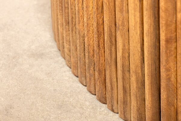 Okrúhly jedálenský stôl Raghuvir 120 cm hnedé mango