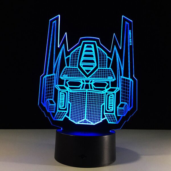 Beling 3D lampa, optimus prime maska , 7 farebná S486