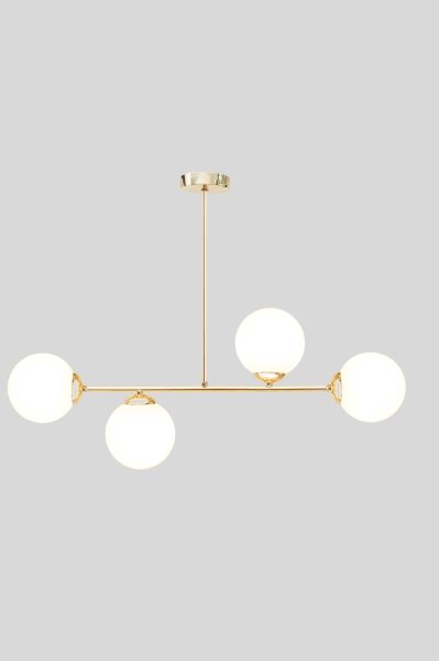 Luster na tyči FIRA 4xE27/60W/230V zlatá